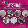Stickers - Adhesivo troquelado 9x9cm Cantidad 45 unidades $5000 - Oink Publicidad